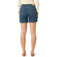 thumbnail image 4 of Signature by Levi Strauss & Co.™ Women's Heritage 5-inch Cutoff Shorts, 4 of 4