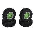 thumbnail image 3 of 1/16 RC Wheel Hub Set, Flexible Driving Exquisite Craftsmanship RC Car Wheels And Tires Aluminum Alloy  For Flat Sports Cars Green, 3 of 8
