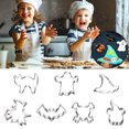 thumbnail image 2 of Ensemble de Coupe-Cookies en Acier Inoxydable 7 Pcs Coupe-Cookies d'Halloween, 2 of 9