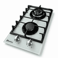 thumbnail image 1 of Parrilla de 2 quemadores vidrio templado Blanca- SHORBULL, 1 of 9