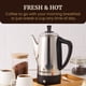 thumbnail image 3 of Percolador de café Elite Gourmet de acero inoxidable para 12 tazas, 3 of 6