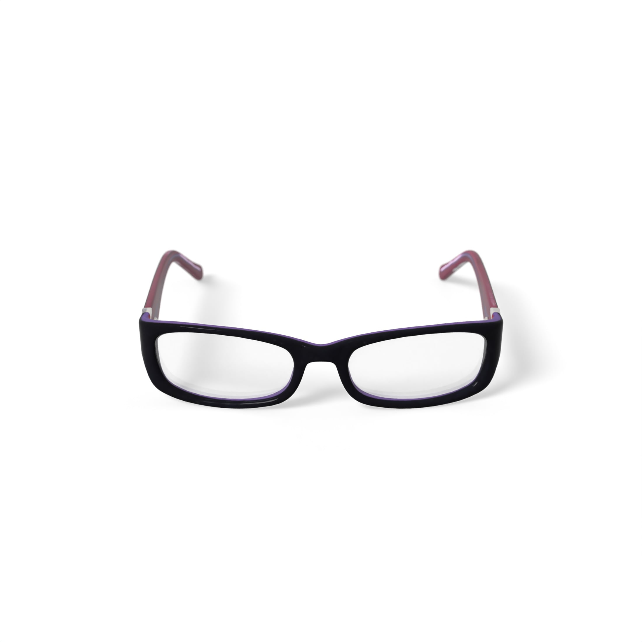 Baby Phat Women's BV227 Rectangular Prescription Eyeglasses with Case, Purple