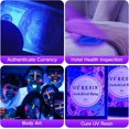 thumbnail image 5 of Linterna Uv, luz negra, lámpara ultravioleta 51 Led, luz negra, detector de luz de orina para perros/gatos, orines, manchas secas, bichos de cama con desodorante para mascotas Feliz Sencillez, 5 of 5