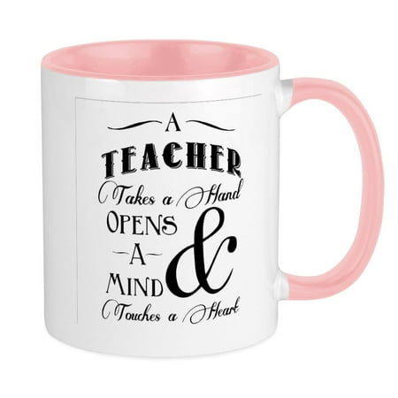 

CafePress - Teachers Open Minds Mug - Ceramic Coffee Tea Novelty Mug Cup 11 oz