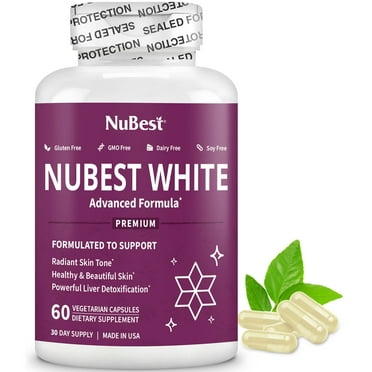 NuBestWhite - 60 Capsules, Vegan Formula