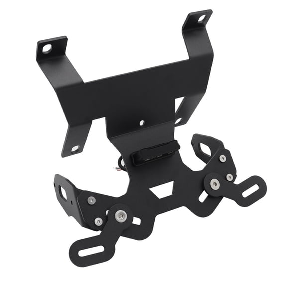 Sinyiin Motorcycle Tail Frame Bracket LED Light Fenders Stainless Steel License Plates Holder with LED Light Parts