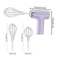 Blueek Electric Hand Mixer, Wireless Egg Beater, Portable Strong Power