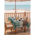 thumbnail image 2 of Outdoor Tablecloth with Umbrella Hole for Patio/Picnic/Party/Camping, Farmhouse Chicken Waterproof Table Cloth Rectangle Table Cover Washable, Country Text Leaves Wooden Grain (60"x 120"), 2 of 8