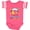 Football Pink and White, variant on I Love My Gran Gran to the Moon and Back Cute Sheep Boys or Girls Baby Bodysuit