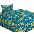 thumbnail image 2 of SAMIMPORT-2011 3-Piece Multicolor Ultra-Soft Microfiber Bed Sheet Set, Twin - Machine Washable, 2 of 3