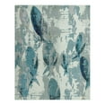 thumbnail image 3 of Unique Loom Positano Collection Area Rug - Marooned (8' x 10' Rectangle Light Blue/Blue), 3 of 7
