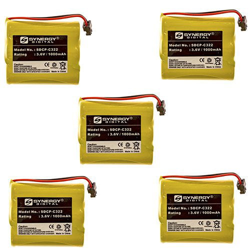 5 x SDCP-H303 Batteries AT&T SB67108 Cordless Phone Battery Combo-Pack Includes
