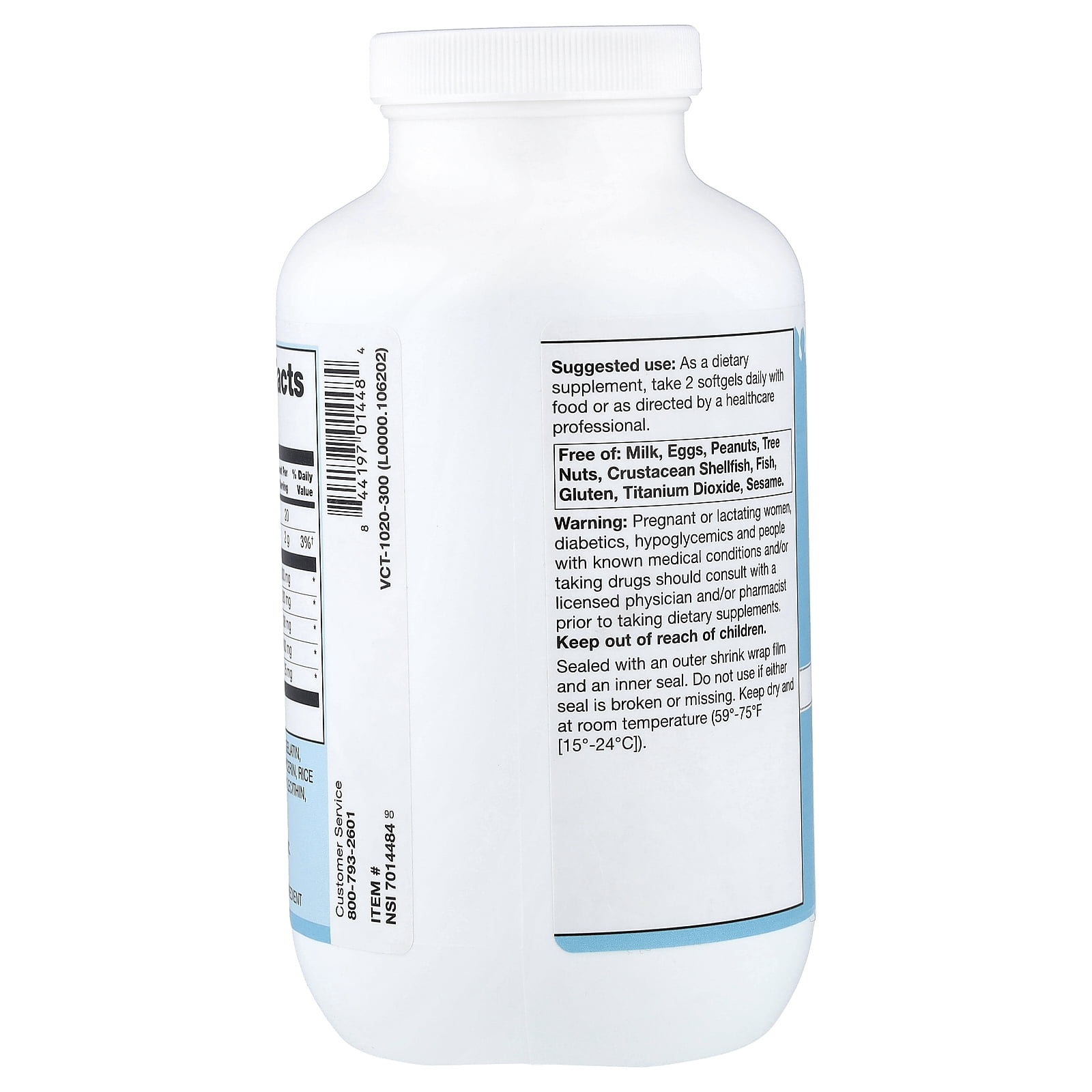 Vitacost Omega 3-6-9 Oil Blend, 300 Softgels (1,000 mg per Softgel)