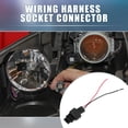 thumbnail image 2 of Unique Bargains 3156 Bulb Socket Harness for LED Bulbs Turn Signal Lights Brake Tail Lights Male Connector (Set of 4), 2 of 6