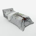 thumbnail image 2 of Ambesonne Music Bedding Set 3 Pcs, Autumn Nature Tree Swirls, Twin, Multicolor, 2 of 2