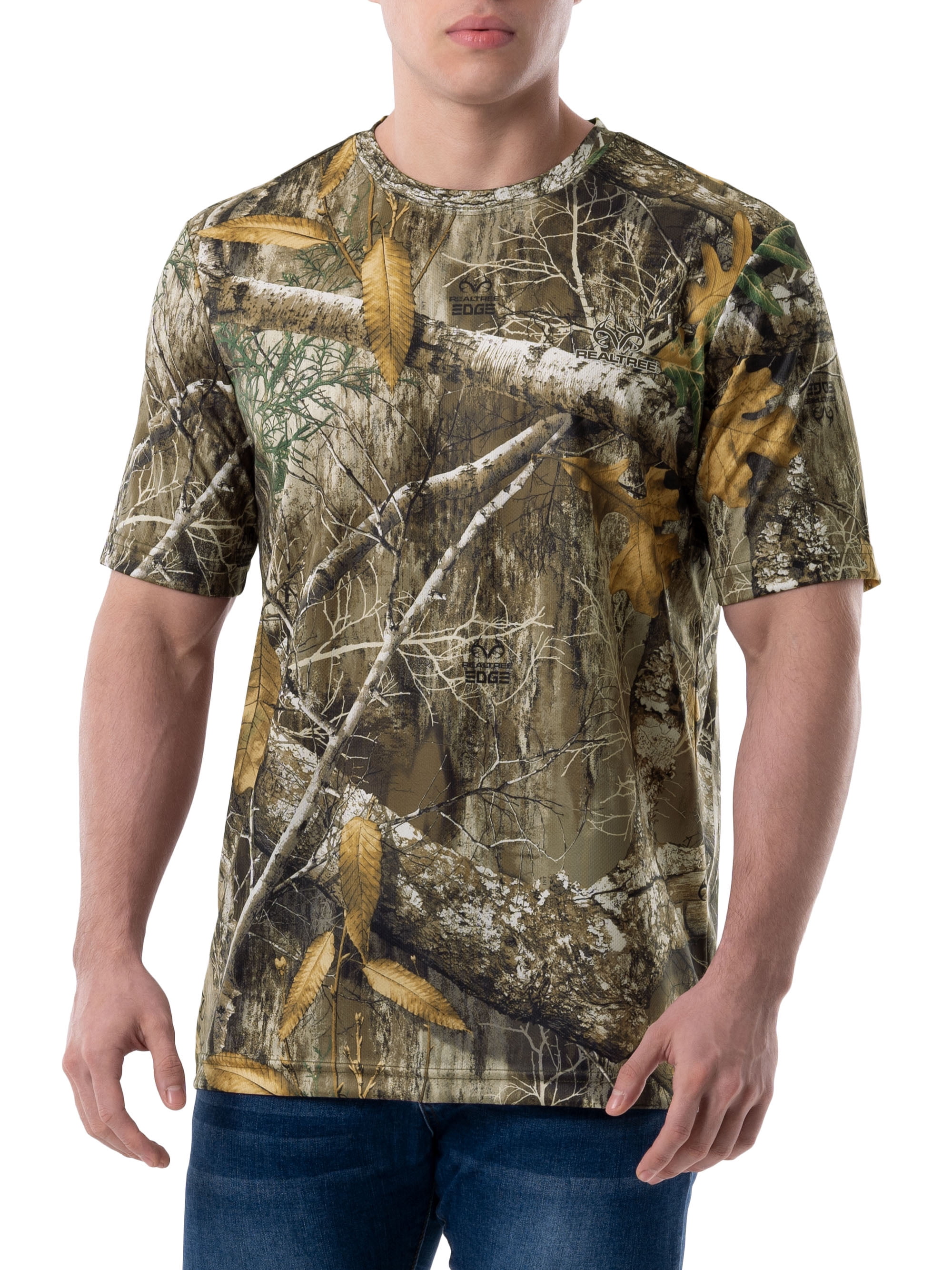 Realtree Men's Short Sleeve Performance Camo Tee 2-Pack Bundle