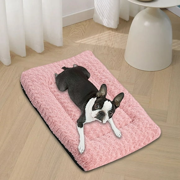 Reversible Bed Mat for Soft Flannel Sleeping Cushion with Non Bottom—Washable Cozy Pad for Small and Medium Animals