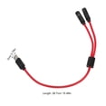 thumbnail image 2 of VERDANVERSE Cable Adaptador Rojo Para Micrófono Y Auriculares Con Doble Para Sonido Claro En Juegos Y Trabajo, 2 of 8