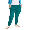 thumbnail image 1 of JUNWELL Women‘s EcoSmart Cotton-Blend Fleece Jogger Sweatpants, 1 of 5