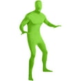 thumbnail image 7 of Wyobmus Men's and Women's Full Body Zentai Bodysuit Stretchy Face Cover Long Sleeve Zentai Jumpsuit Halloween Dress Up Party Performance Unitard Body Suit D-Green, 7 of 7