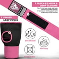 thumbnail image 3 of RDX Boxing Hand Wraps Inner Gloves Quick 75cm Long Wrist Straps Padded, 3 of 8