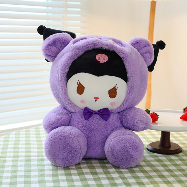 Sanurgente Plushies Juguete de peluche suave para niños, Kuromi Cinnamonroll, My Melody, Turn in Krasnor, Butter, Regalos de cumpleaños, Juguetes, Nuevo, 2023zhangyuxiang