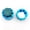 Blue, variant on Cue Chalk Box Holder, Cue Chalk Box Holder Aluminium Alloy Octagonal Universal Billiard Chalk Case for Billiards Accessory