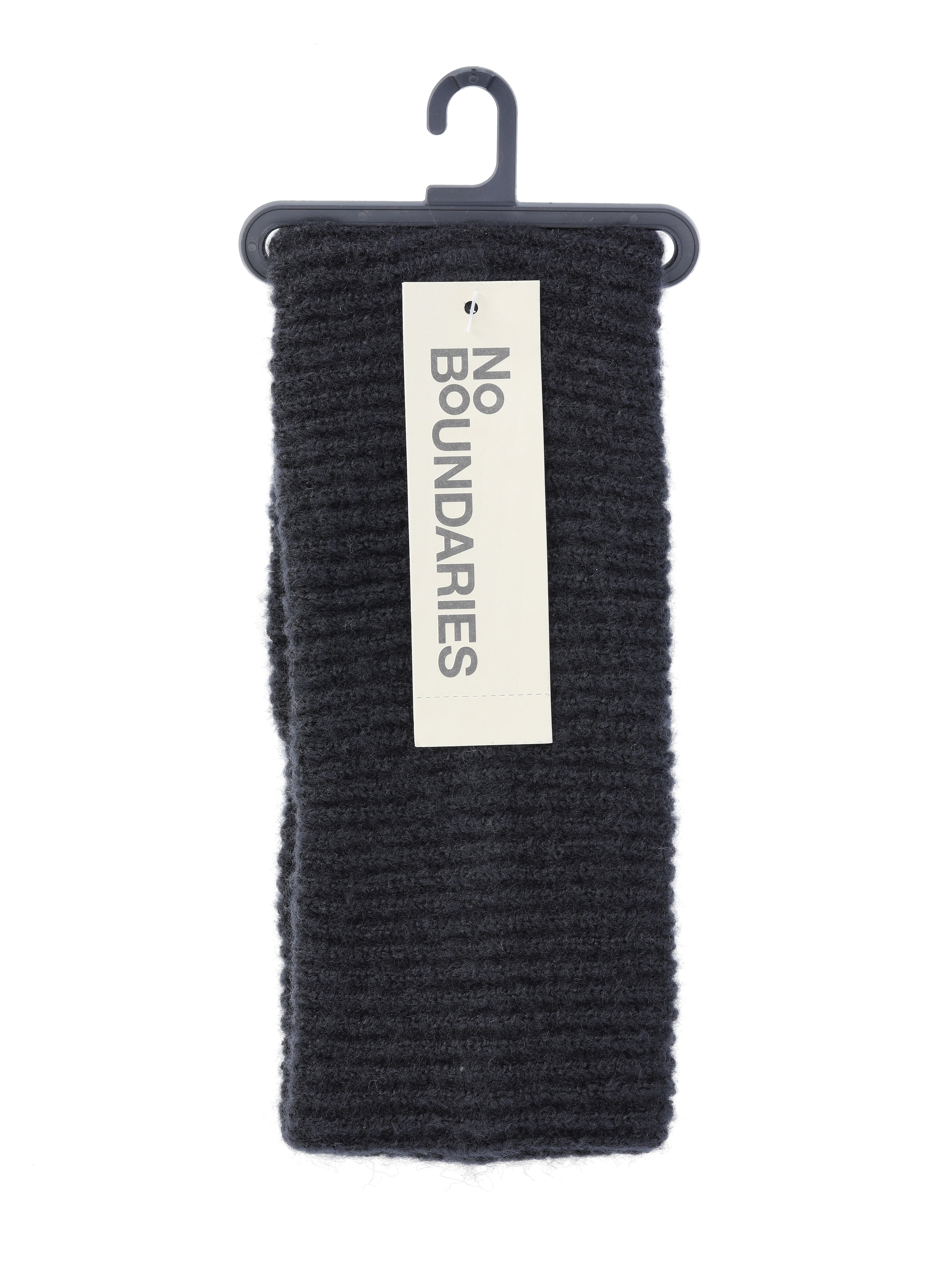 No Boundaries Ribbed Headband, Women's, Black Soot
