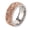 Champagne, variant on Women Stainless Steel 8mm Ring Cubic Zirconia Wide Eternity Statement Rings CZ Stackable 5 Row Diamond Wedding Band Blue Size 10