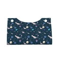 thumbnail image 4 of Lsque Space Dinosaur Printed Long Tissue Box Cover Holder, Facial Paper Organizer Dispenser,Triangle with Bottom Belt, PVC Leather Decorative Organizer, 4 of 9