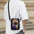 thumbnail image 3 of Eheartsgir Color Splash Otter Crossbody Bag, Polyester Cell Phone Purse with Pockets, Lightweight Sling Bag for Daily Use and Work, 3 of 7