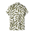 thumbnail image 5 of YLSDY Deals Men's Hawaiian Shirt Short Sleeves Printed Button Down Summer Beach Dress Shirts Turndown Collar Button Shirt Casual Vacation Tops Green 14, 5 of 5