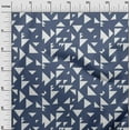 thumbnail image 3 of oneOone Tissu de Coton Biologique Imprimé Géométrique Triangle par Yard 42 Pouces de Large, 3 of 5