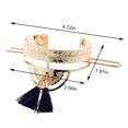 thumbnail image 2 of Ensemble de Chignon pour Femmes avec Pompon Décoratif, Rond, Porte-Chignon, Cage, 2 of 10