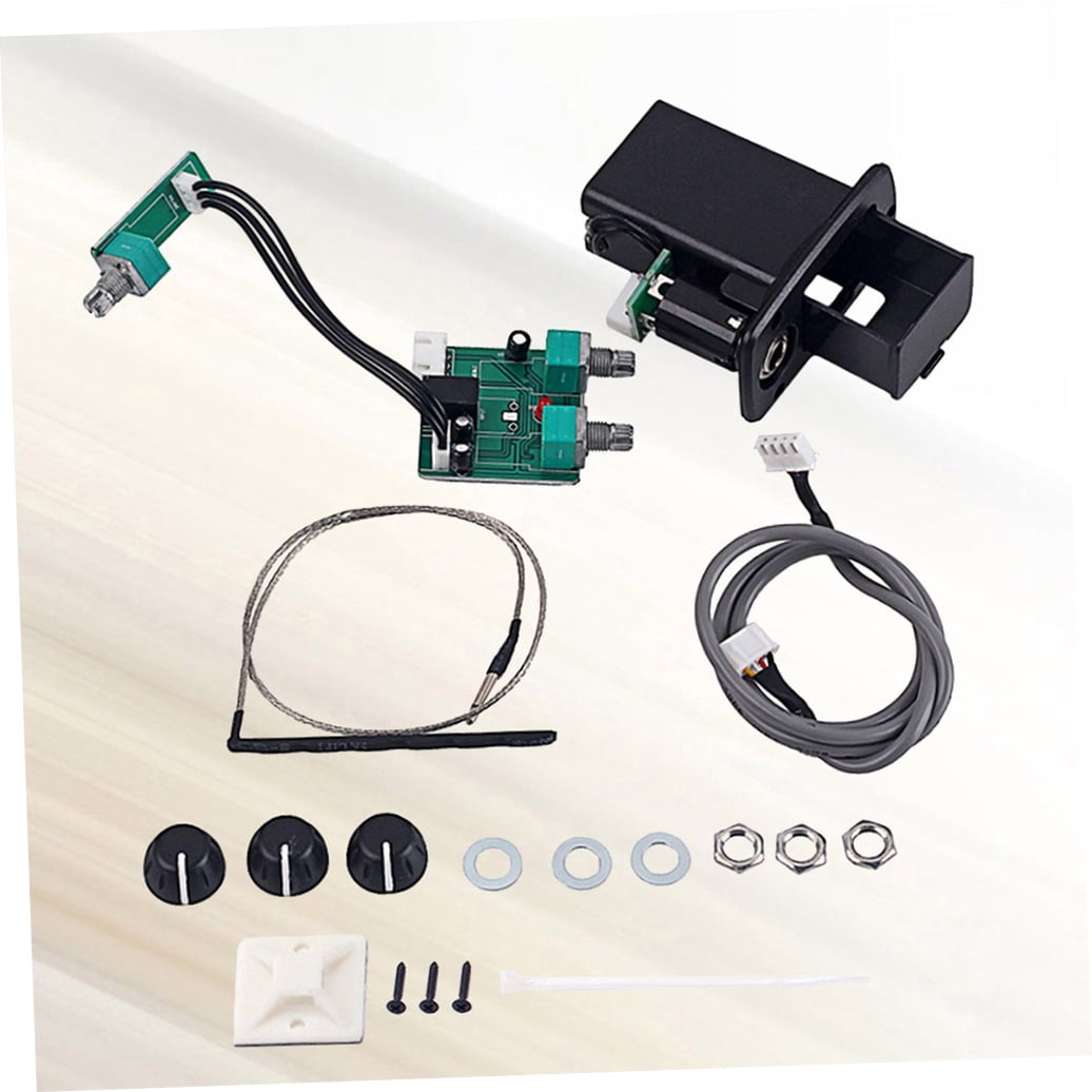 TOYMYTOY Guitar Piezo Pickup with Preamp System and Rotary Controls for Tone and Volume Black