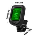 thumbnail image 2 of Ksruee Clip On Tuner For Guitar Rechargeable Bass Tuner Clip On Digital Lcd Display 360 Degree Rotation String Instrument Tuning Tool For Bass Ukulele Banjo And Violin compatible, 2 of 9