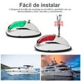 thumbnail image 2 of Obcursco LED Boat Navigation Lights, Boat Bow Light,Marine Boat Navigation lamp. Perfect for Pontoon, Skeeter, Power Boat and Skiff (Electroplate silver), 2 of 6