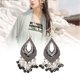 thumbnail image 4 of Pendientes Bohemios, Pendientes Colgantes En Forma De Gota De Cristal De Imitación, Accesorio De Joyería Para Dama Para Compras Y Citas EOTVIA Drop Shaped Dangle Earrings, 4 of 8