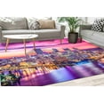 thumbnail image 2 of Pittsburgh City at Night Rugs, City at Night Rugs, Pittsburgh Rug, View Rugs, Gift For Her, Non-Slip Carpet, Soft Rug, Large Rug, 1.7'x2.3' - 50x70 cm, 2 of 8
