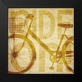 thumbnail image 2 of Hogan, Melody 12x12 Black Modern Framed Museum Art Print Titled - Bike Canvas 2, 2 of 5