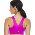 thumbnail image 3 of BROOKS Magenta/Heliotrope Dare Crossback DriLayer Sports Bra, US 32C/D, NWOT, 3 of 4
