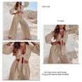 thumbnail image 4 of Conjuntos de dos piezas de pierna ancha conjunto de pantalones de pierna ancha con parte superior corta conjunto de pantalones de pierna ancha con parte superior anudada en la ANGGREK  Otros, 4 of 6