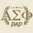 thumbnail image 3 of CafePress - Alpha Sigma Phi Greek Dad Gold T Shirt - Men's Classic Graphic T-Shirt, 3 of 4