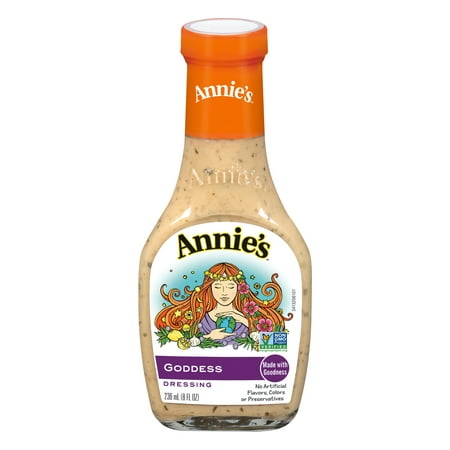 (2 Pack) Annie's Goddess Dressing, 8 fl oz Bottle (Best Green Goddess Dressing)