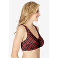 thumbnail image 3 of Comfort Choice Women's Plus Size Cotton Front-Close Wireless Bra, 3 of 5