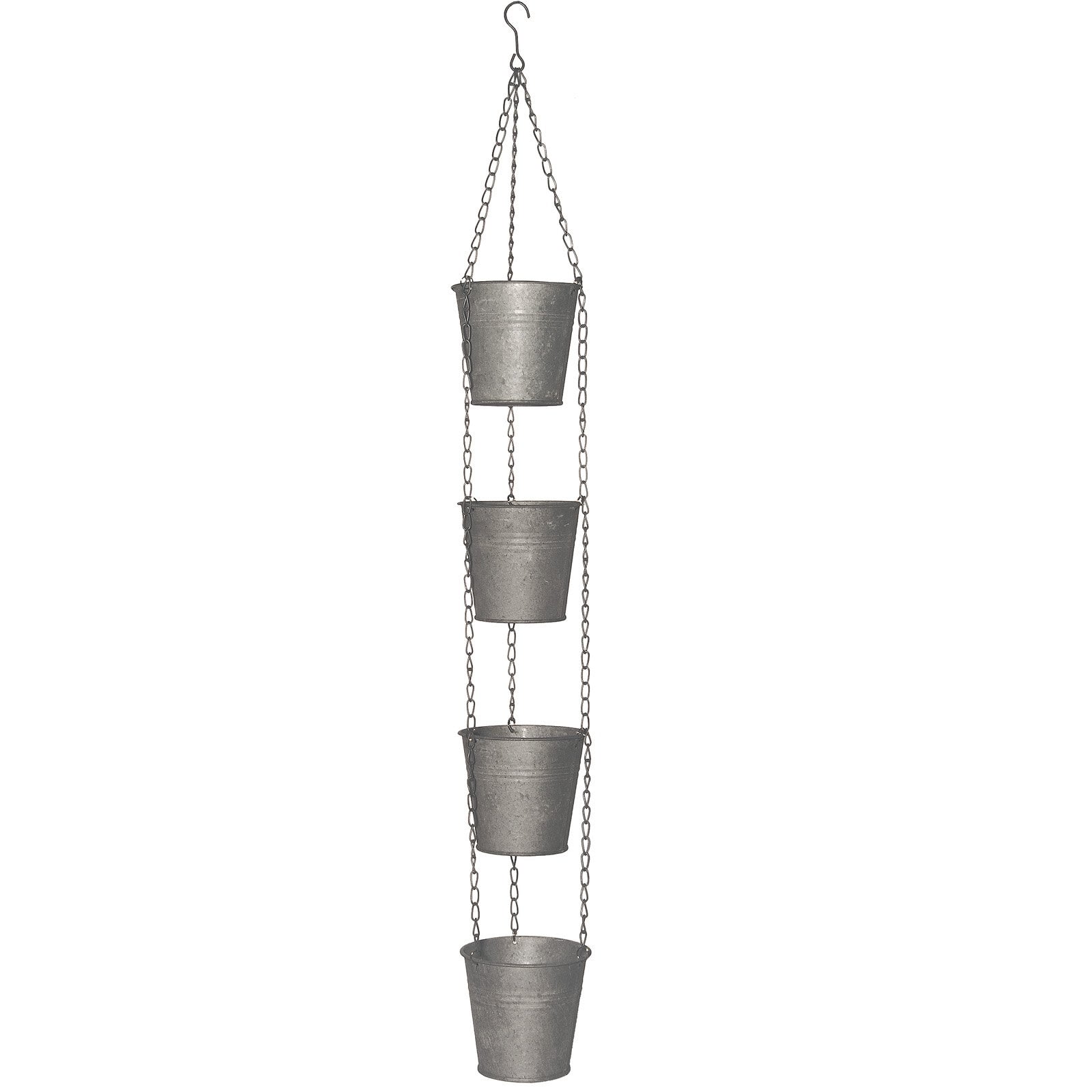 30" Garden Accents Stacked Metal Pots by National Tree