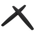 thumbnail image 3 of SHENMO 2Pcs Carbon Fiber Style Front&Rear Bumper Protector Corner Guard Scratch Sticker Black, 3 of 3