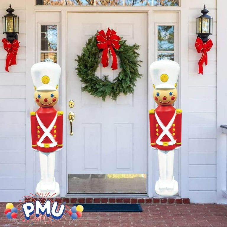 PMU Christmas Light-Up Toy Soldier 31 Inch Christmas Decoration