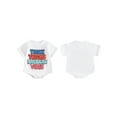 thumbnail image 2 of Suealasg Baby Boys Girls 4th of July Romper Letter Embroidery Short Sleeve Bodysuit Jumpsuit 3 6 12 18 Months Newborn Boy Girls Cute Summer Clothes, 2 of 8