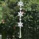 thumbnail image 2 of 10 cadenas de cristal de copo de nieve, decoración de ventana de hilo colgante de vidrio DIY, 2 of 8